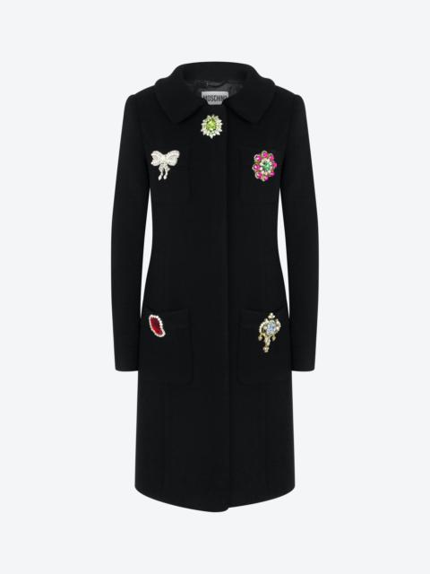 Moschino JEWELS CLOTH COAT