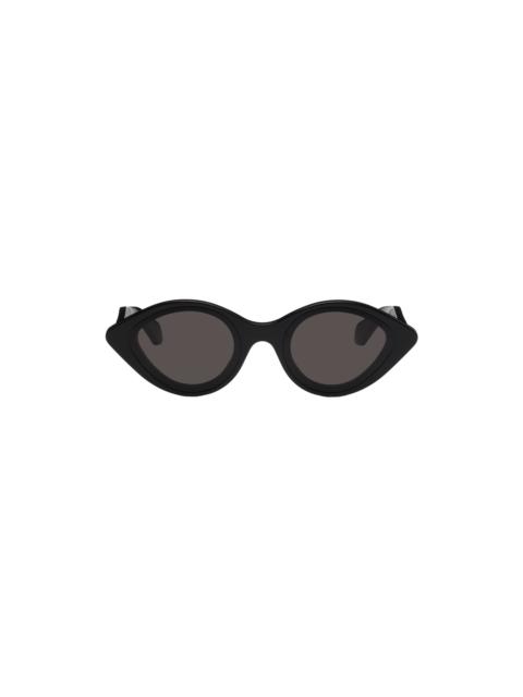 Black Oval Sunglasses