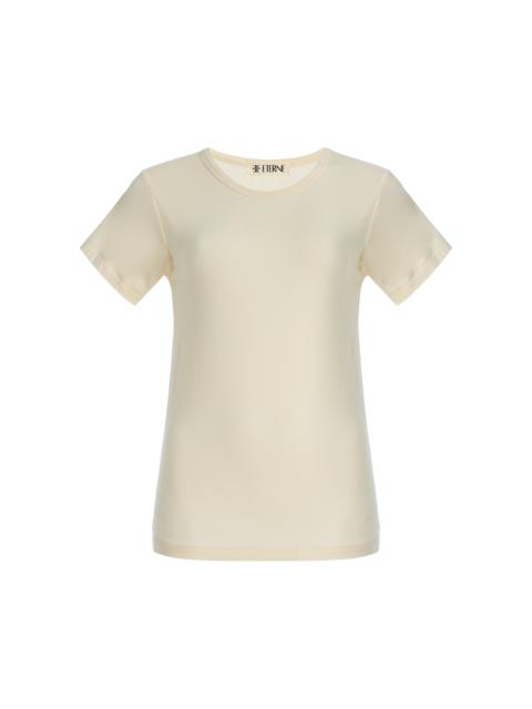 ÉTERNE Modal Jersey T-Shirt ivory