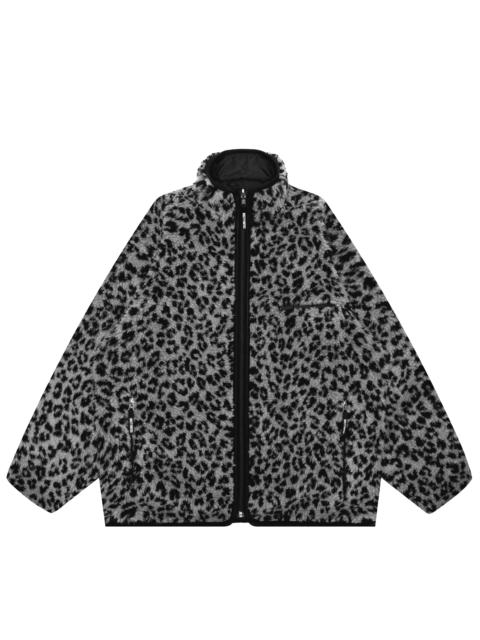 WACKO MARIA REVERSIBLE LEOPARD BOA JACKET | REVERSIBLE