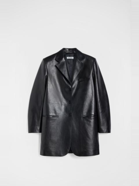Jil Sander Leather Tailored Jacket
