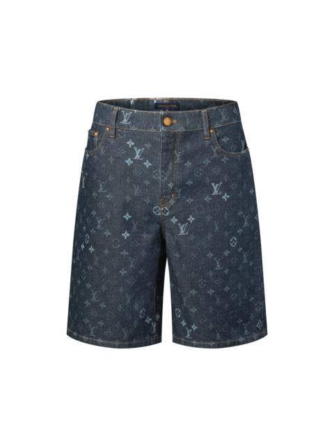 Louis Vuitton Monogram Denim Shorts