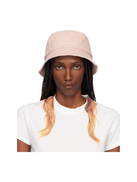 MM6 Maison Margiela Pink Cotton Canvas Bucket Hat