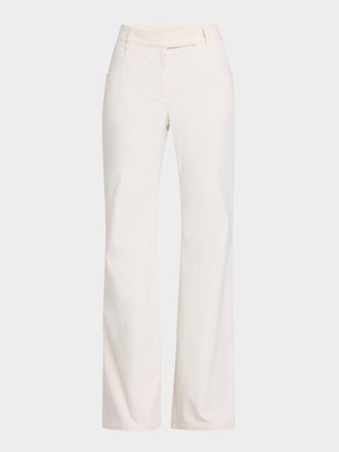 Brunello Cucinelli Mid-Rise Stretch Flare Jeans