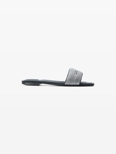 サンダル・ミュール ALEXANDER WANG Black Satin Vy Slippers Alexander Wang Black satin VY slippers | gebnegozionline
