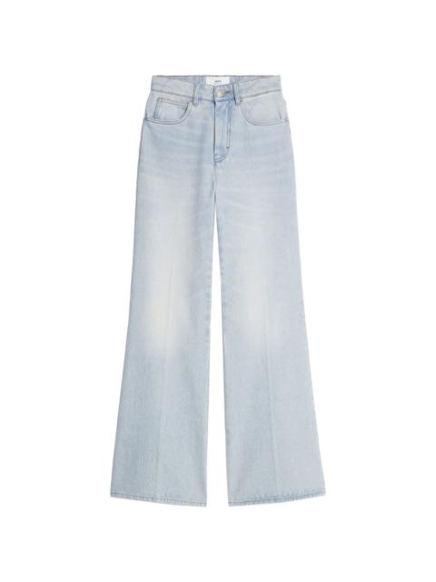 AMI Paris high-waisted wide-leg jeans