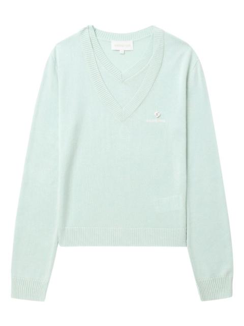 SHUSHU/TONG silk-cashmere jumper