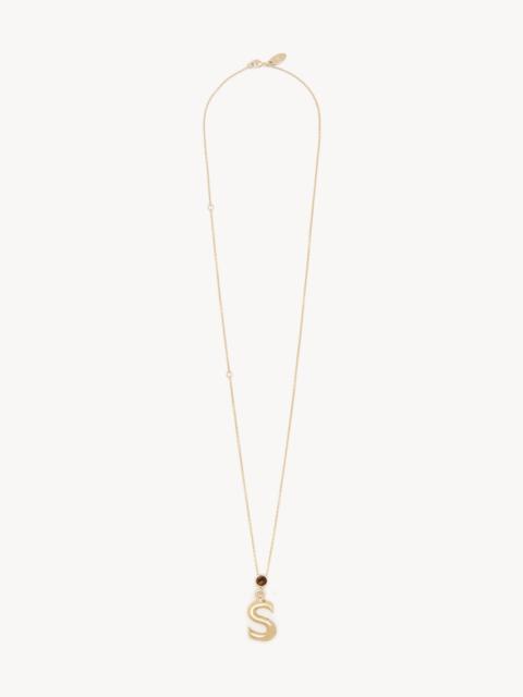 Chloé ALPHABET NECKLACE WITH PENDANT S