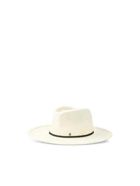 MAISON MICHEL Mimi ribbon-detailed hat