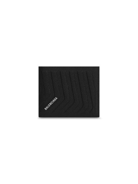 BALENCIAGA Men's Car Square Folded Wallet in Black