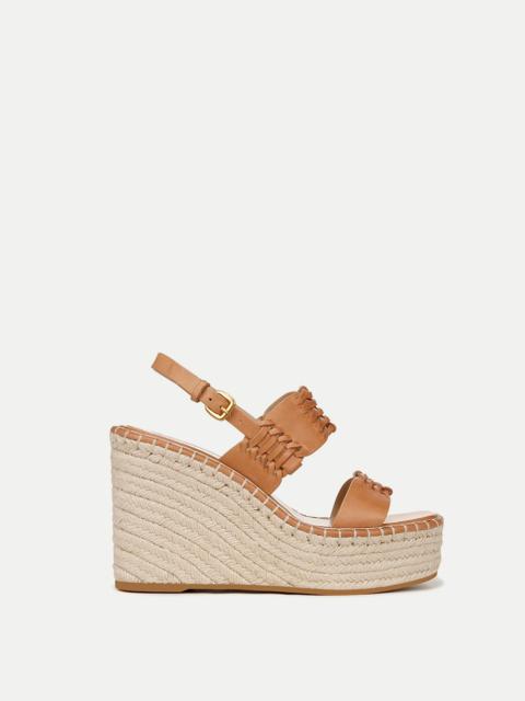 RIYA RAFFIA WEDGE SANDAL