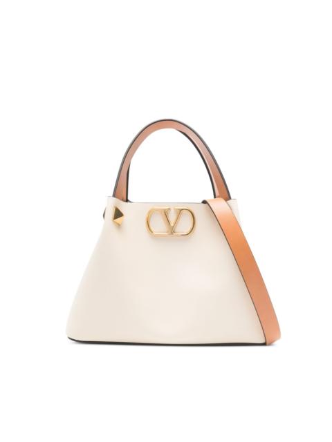 Valentino stud logo-plaque shoulder bag