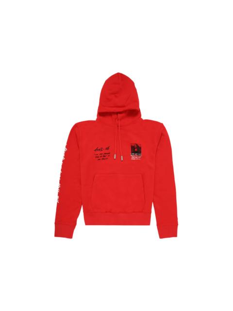 Off-White OFF-WHITE Monalisa Graphic Print Hoodie Red/Black/White