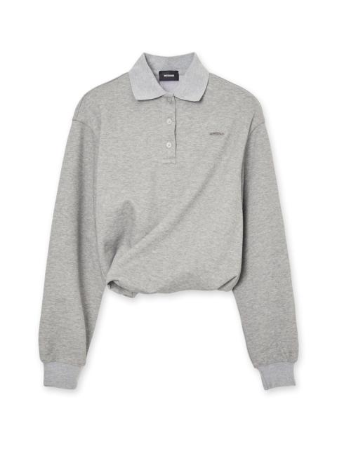 We11done TWISTED POLO T-SHIRT