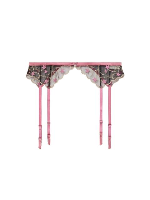 Fleur du Mal Étoile Embroidery Garter Belt
