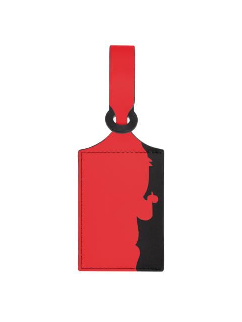 LGP Travel Luggage tag Red - Leather