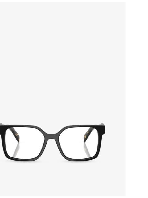 Prada B03V Square-Shape Acetate Sunglasses
