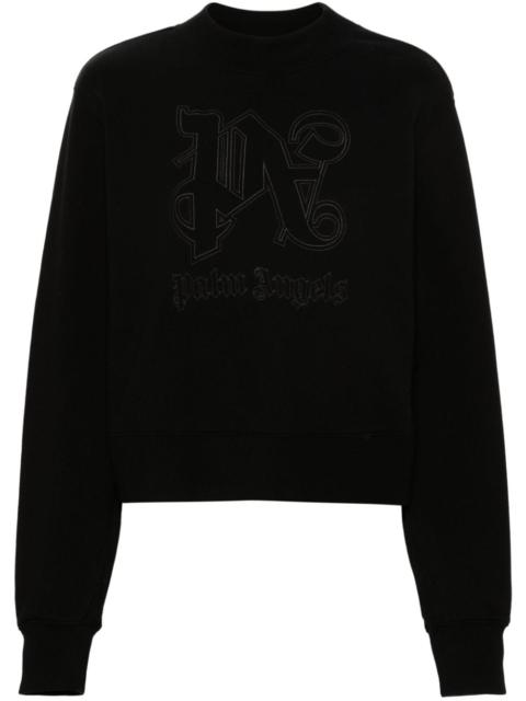Palm Angels Monogram Statement cotton sweatshirt