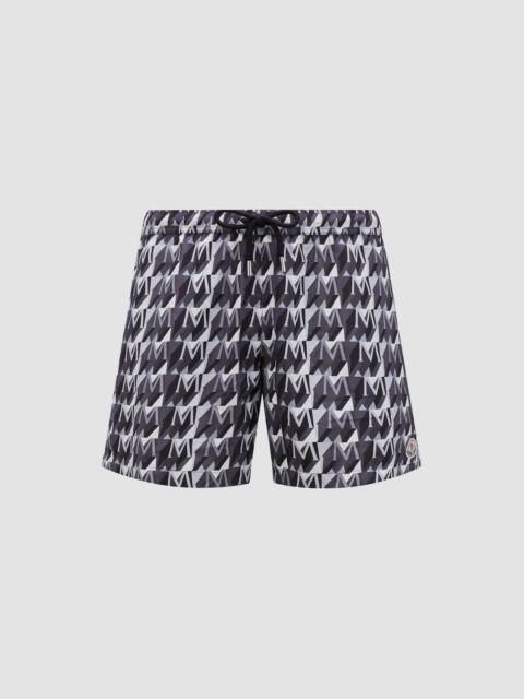 Monogram Print Swim Shorts