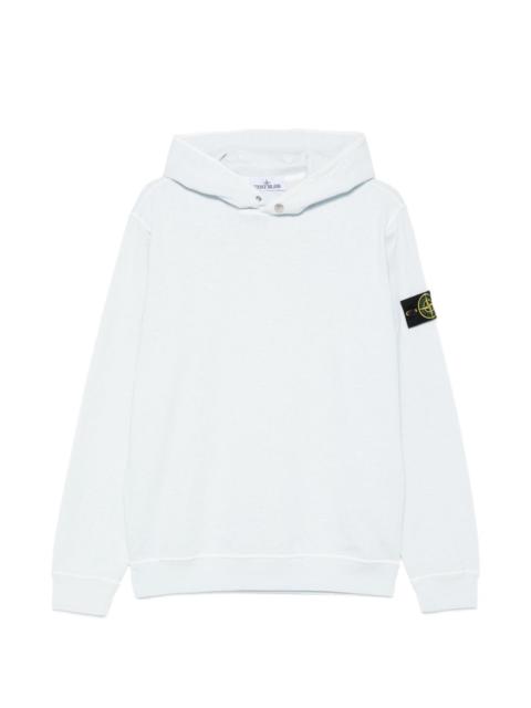 Stone Island logo-patch hoodie