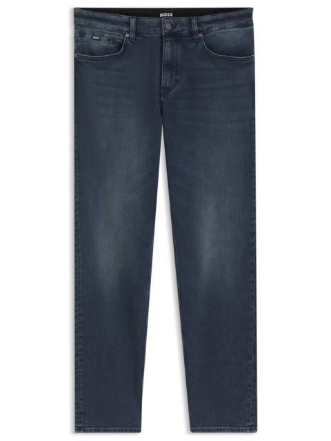 BOSS REGULAR-FIT JEANS IN A STRETCH COTTON BLEND
