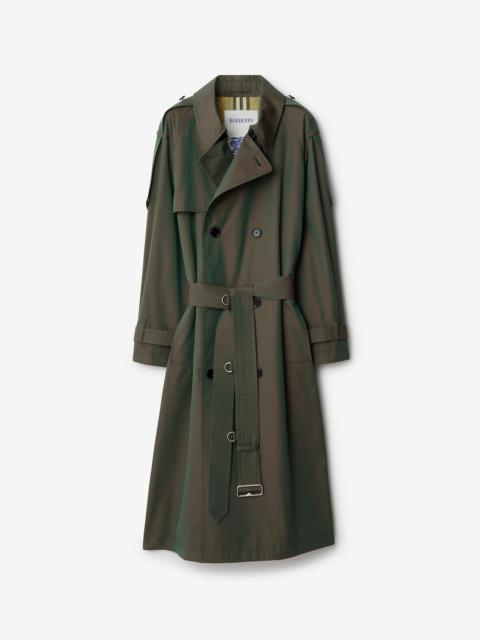 Burberry Long Cotton Trench Coat