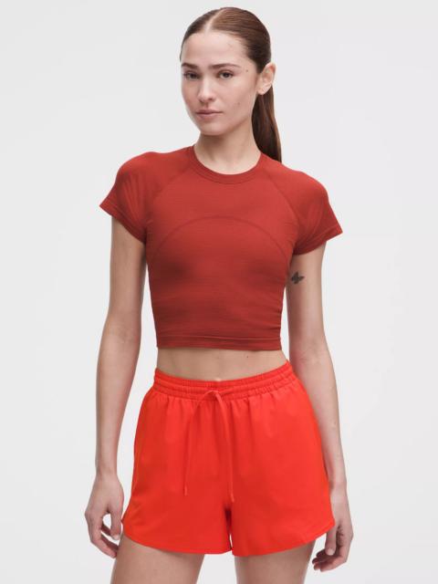lululemon Swiftly Tech Cropped Short-Sleeve Shirt 2.0