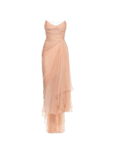 MARIA LUCIA HOHAN Jolie lace-trimmed pleated dress