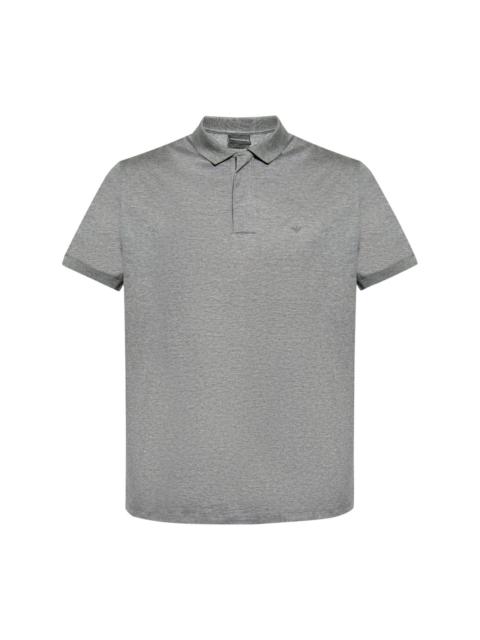 logo-embroidered polo shirt