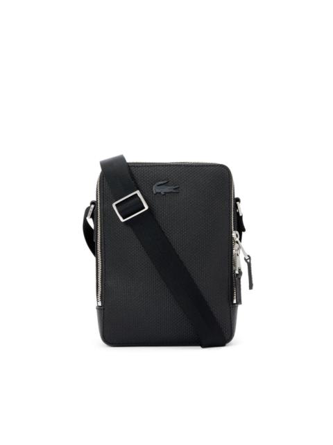 LACOSTE leather messenger bag