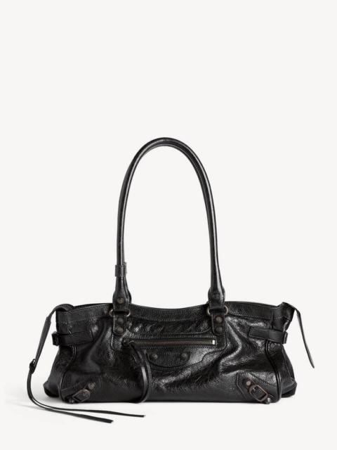 BALENCIAGA Women's Le City Bag East-west in Black