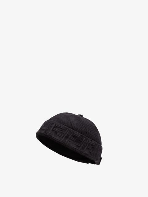FENDI Black tech knit hat
