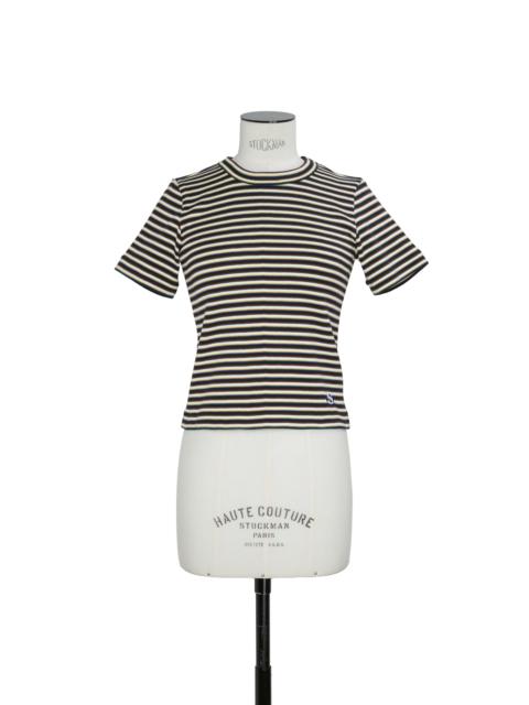 sacai Stripe Cotton Rib T-Shirt