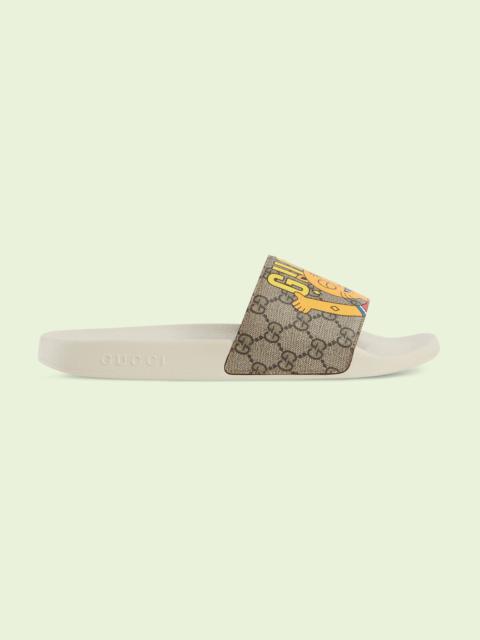 GUCCI Men's Gucci cat print sandal