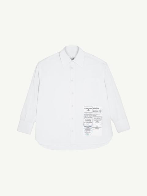 MM6 Maison Margiela Newspaper print shirt