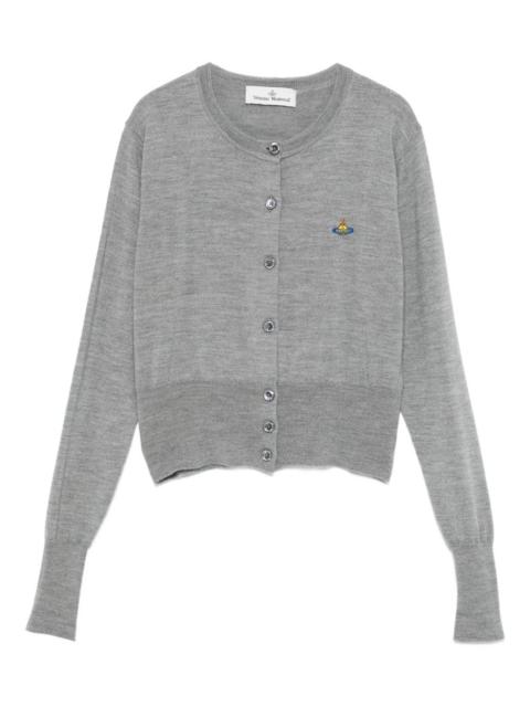 Vivienne Westwood Bea logo-embroidery cardigan
