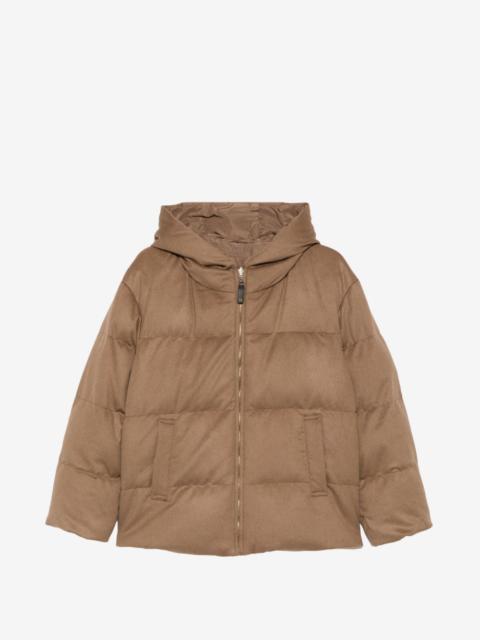 Max Mara hooded quilted jacket