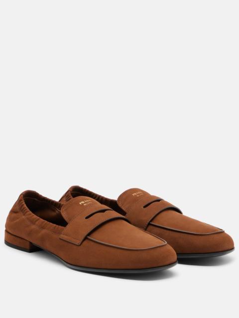 Prada Leather penny loafers