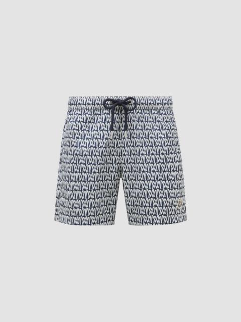 Monogram Print Swim Shorts