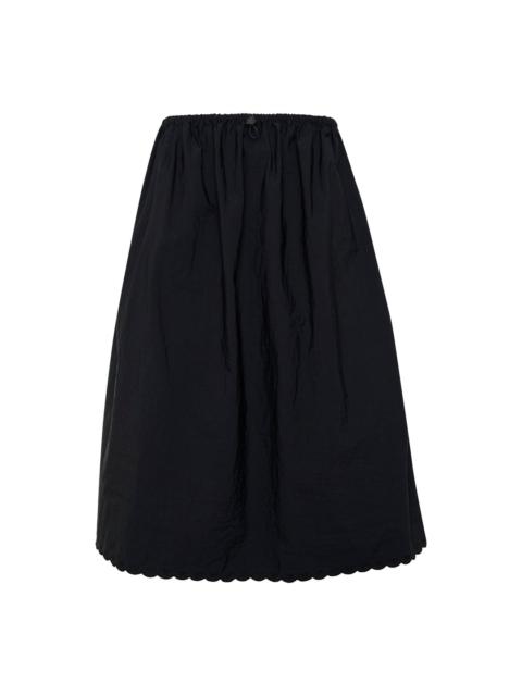 CECILIE BAHNSEN Embroidered Taffeta Midi Skirt