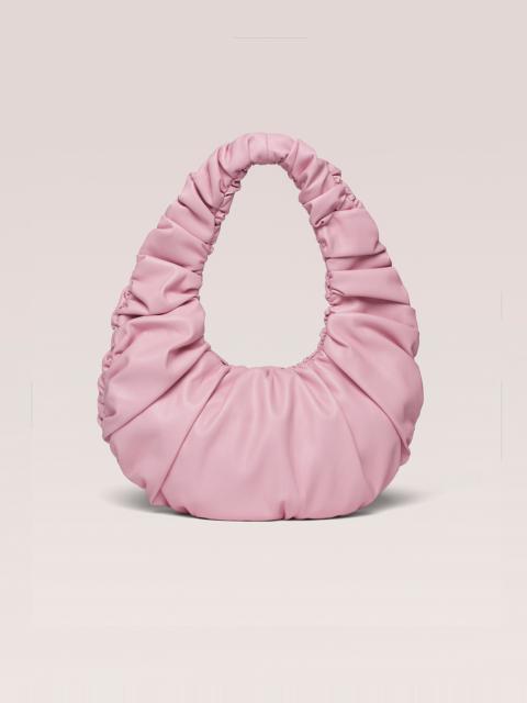 Nanushka ANJA BAGUETTE - OKOBOR™ alt-leather ruched bag - Pink