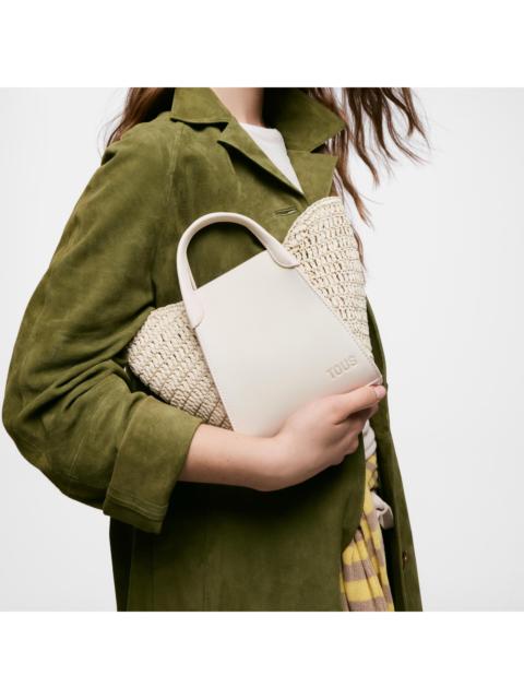 TOUS Small beige Tote bag TOUS Tulip Rafia