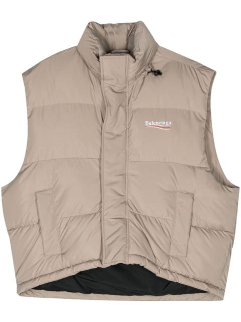 Political Campaign puffer gilet