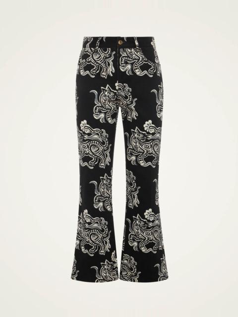 La DoubleJ The Cropped Flare Jean