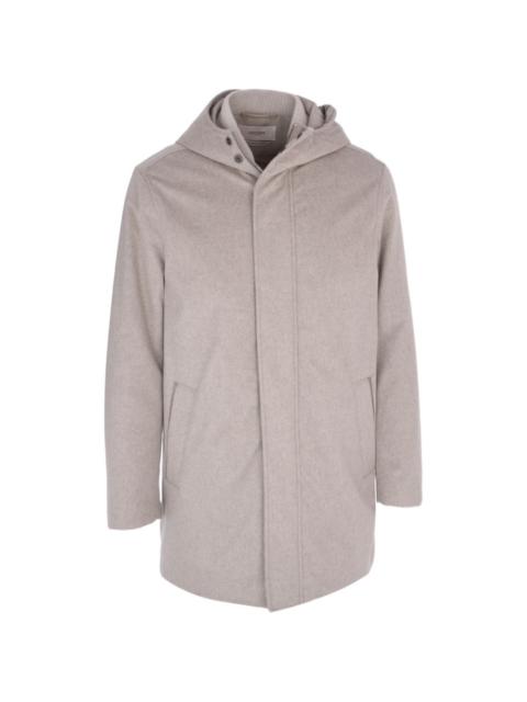 AGNONA Caban hooded jacket