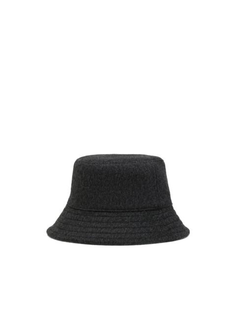 AMI Paris Ami De Coeur embossed wool bucket hat