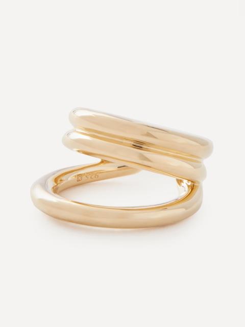 Otiumberg 14ct Gold Plated Vermeil Silver Concero Ear Cuff