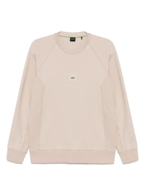 BOSS stretch-jersey sweatshirt
