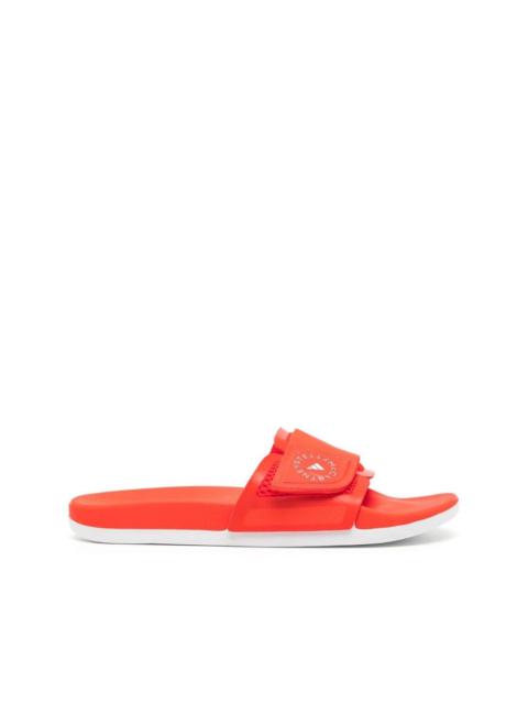adidas logo-strap pool slides