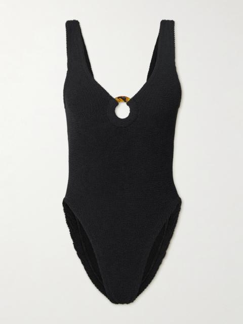 Hunza G Celine Seersucker Swimsuit